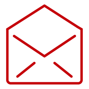 Open envelope icon