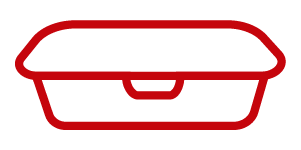 To-go container icon