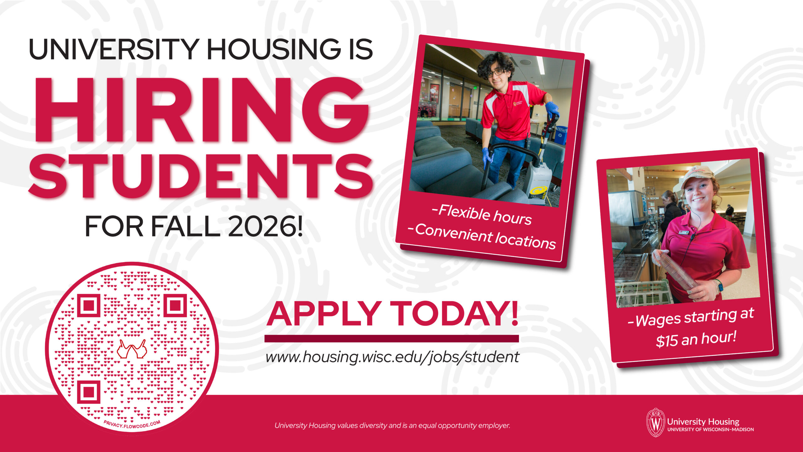 Fall student jobs recruitment